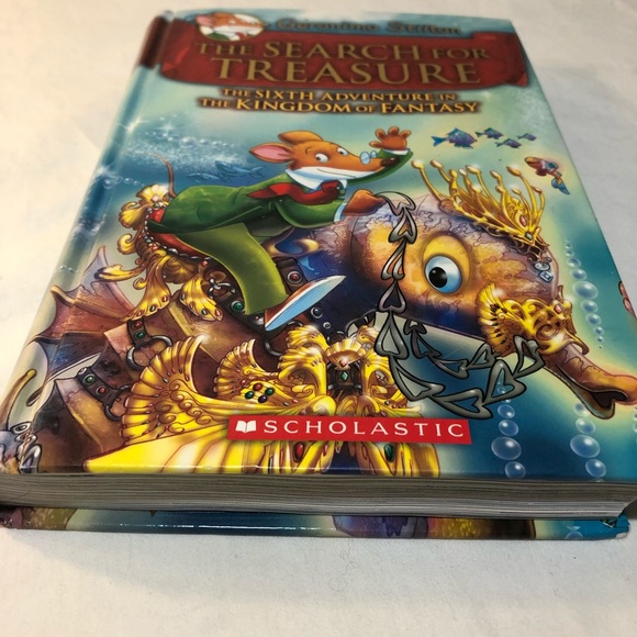 Geronimo Stilton Hard Cover The Search for Treasure first printing 2014 - Picture 4 of 7